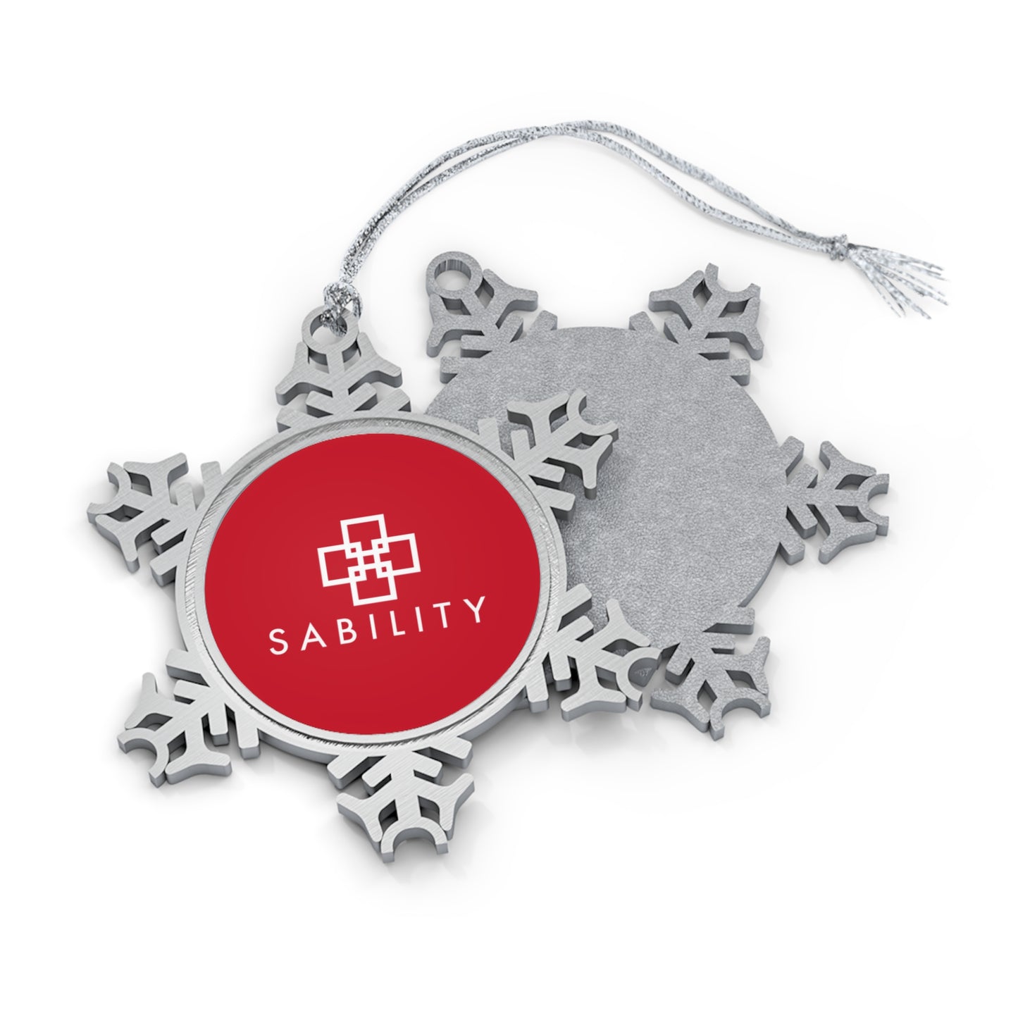 Pewter Snowflake Ornament
