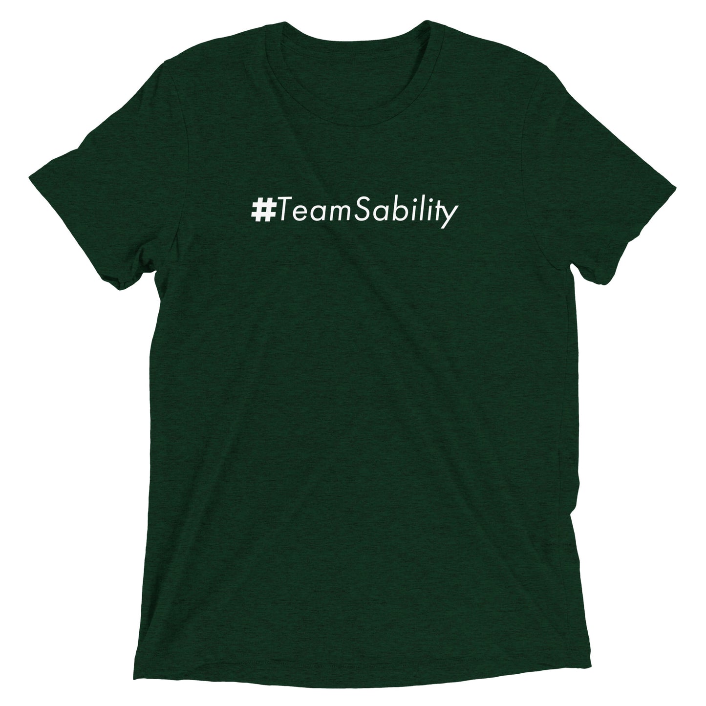 Extra-soft Unisex Triblend Tee (#TeamSability)