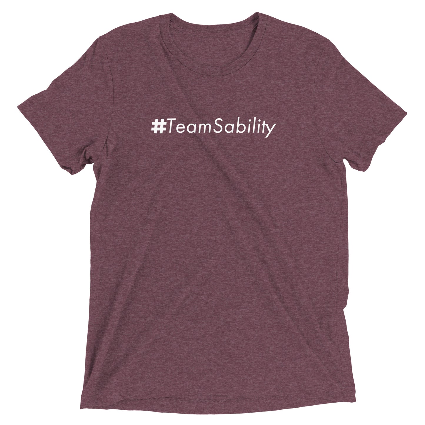 Extra-soft Unisex Triblend Tee (#TeamSability)