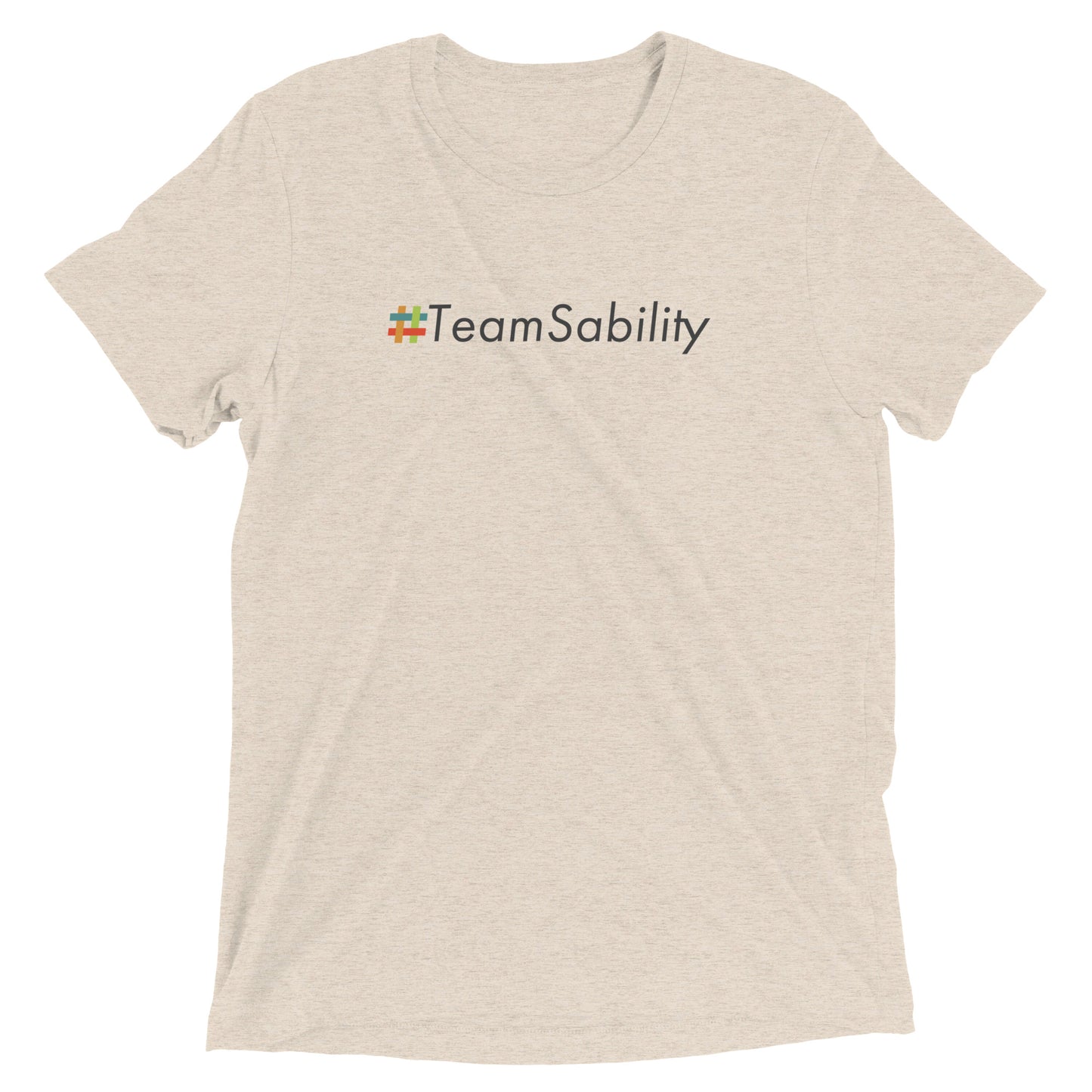 Extra-soft Unisex Triblend Tee (#TeamSability)