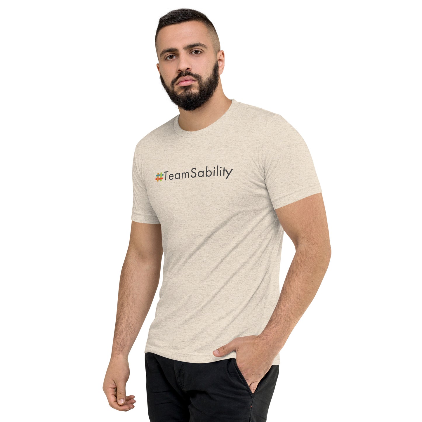 Extra-soft Unisex Triblend Tee (#TeamSability)