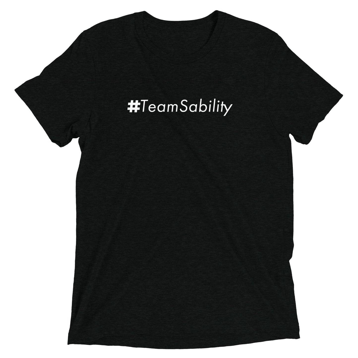 Extra-soft Unisex Triblend Tee (#TeamSability)